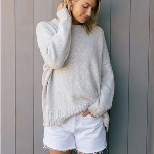 Jenni Kayne Cruise Cocoon Crewneck Sweater